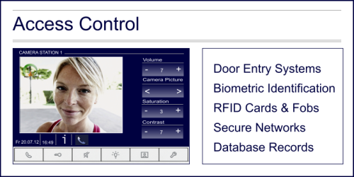 IMG: Access control and door entry systems for homes and businesses
